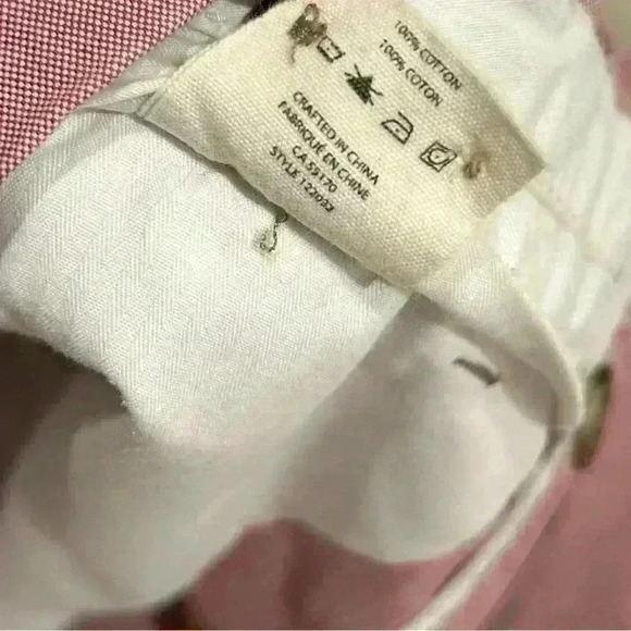 Frank & Oak Travis Red Cotton Slim Fit Men’s 7 Inch Luxury Chino Shorts Size 36” - Picture 7 of 8